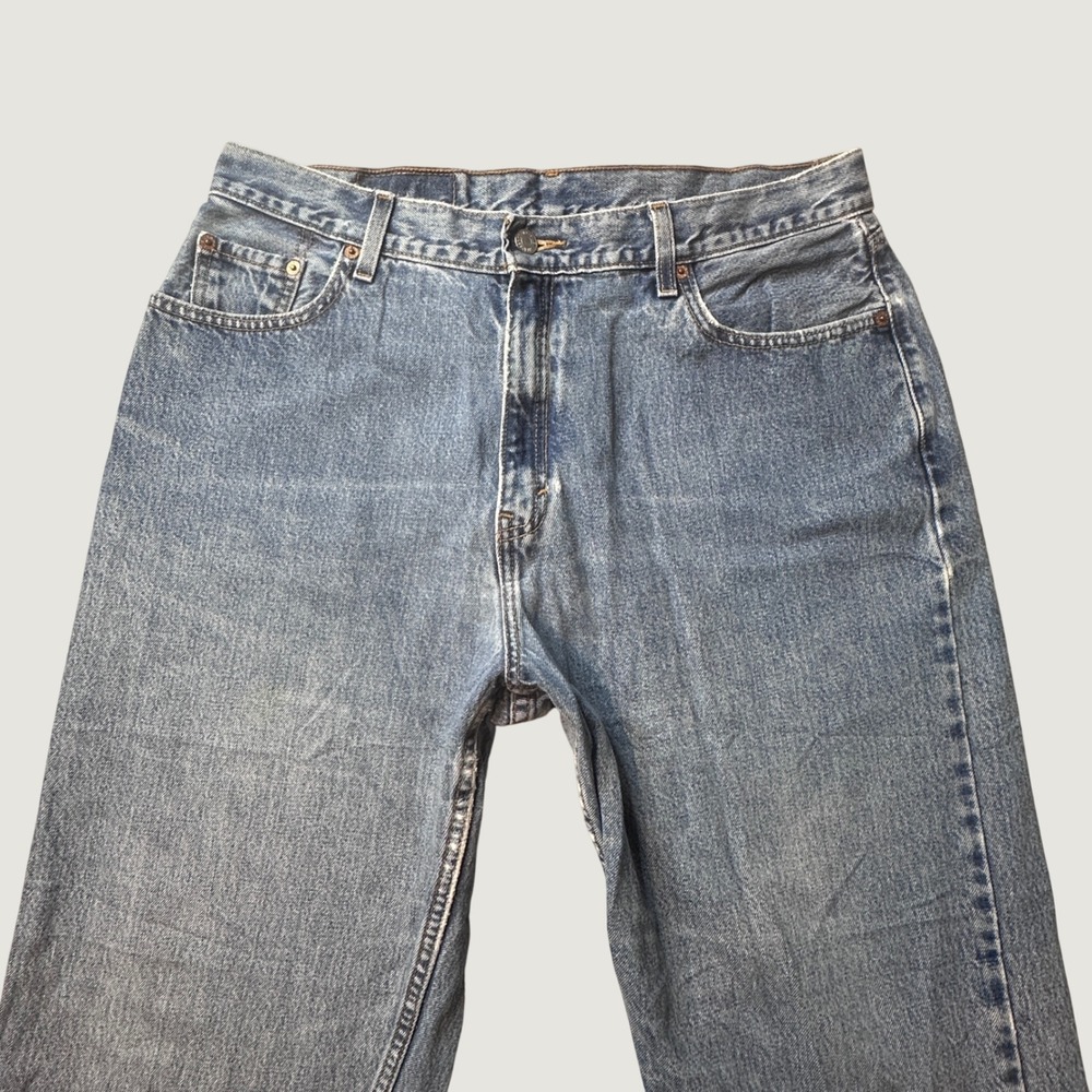 Vintage Levi's 560 Jeans Womens 16 Loose Fit Straight Leg Blue Light Wash Denim